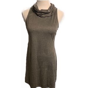 NEW! MinkPink Sleeveless Gray Cowl Neck Dress Sz M